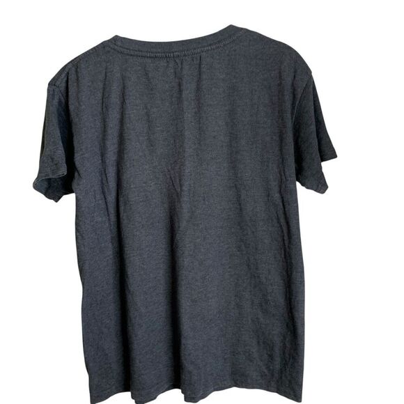 Nirvana Nevermind T-Shirt Smiley Logo Womens Short Sleeve 90s Band Music Gray XS - Picture 7 of 11